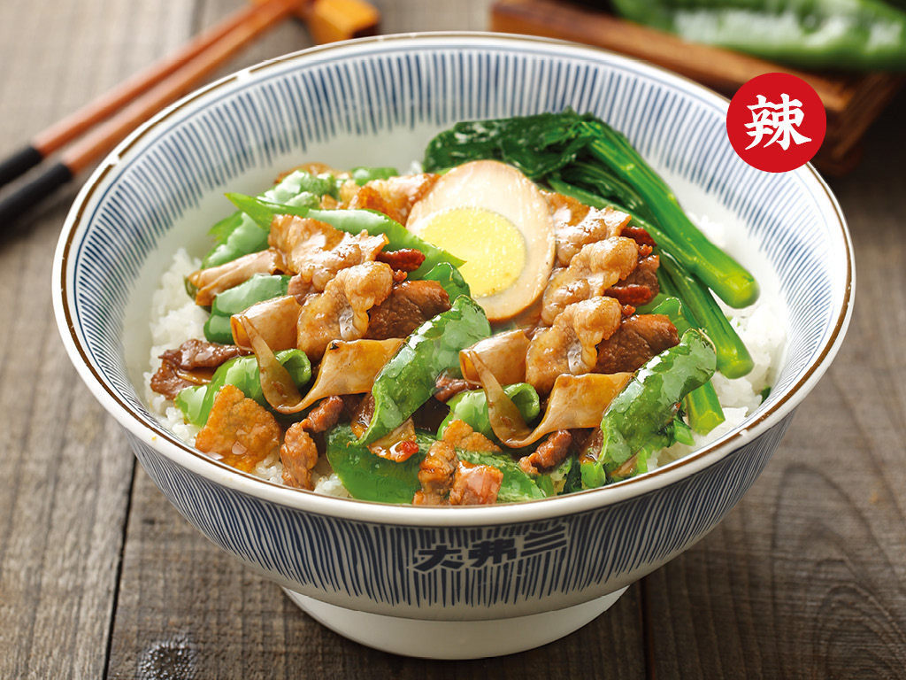 辣椒炒肉饭